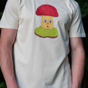 sprout natural white organic cotton t-shirt, sprout design, unisex, 100% organic cotton t-shirt
