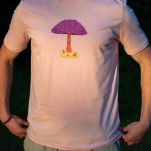 spek bubblegum organic cotton t-shirt, spek design, unisex, 100% organic cotton t-shirt
