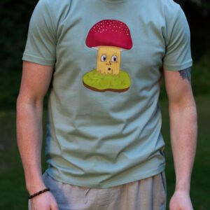 sprout aloe vera organic cotton t-shirt, sprout design, unisex, 100% organic cotton t-shirt