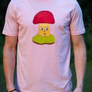 sprout bubblegum organic cotton t-shirt, sprout design, unisex, 100% organic cotton t-shirt